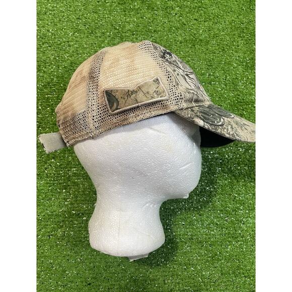 Vintage Camo Hat Game Guard Camouflage Trucker Cap Y2k Hunting - Picture 4 of 7
